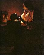 Georges de La Tour The Repentant Magdalen Germany oil painting reproduction